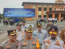 Upaya Tekan Angka Kecelakaan, Jasa Raharja Ikut Serta Dalam Apel Gelar Pasukan Operasi Kesalamatan Krakatau 2023 Polda Lampung