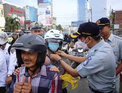 Semarak Sosialisasikan UU No 22 Pasal 74 Tahun 2009 Jasa Raharja Bersama Bapenda &  Lantas Polresta Bandar Lampung