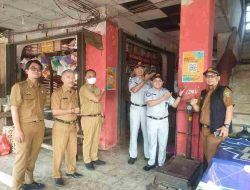 Jasa Raharja Bersama Bapenda Susuri Pasar Tradisional Sosialisasikan UU no 22 Pasal 74 Tahun 2009