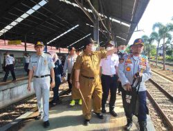 Jasa Raharja Bersama Gubernur Lampung Tinjau Kesiapan Arus Mudik di Stasiun KAI Tanjung Karang