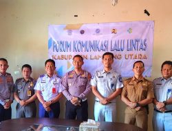 Jasa Raharja Ikuti Rapat Forum Komunikasi Lalu Lintas di Kabupaten Lampung Utara