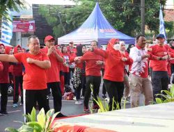 Pemkot Gelar Senam Bersama Meriahkan HUT Ke-341
