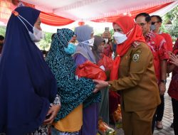 Sambut Imlek 2023, PSMTI Lampung Gandeng Pemkot Berbagi Sembako