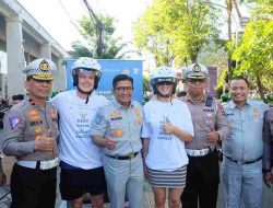Jasa Raharja Dorong Turis Mancanegara di Bali Disiplin Berlalu  Lintas untuk Tekan Angka Kecelakaan