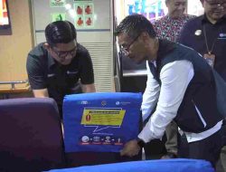 Serahkan Bantuan Cover Seat Berisi Pesan Keselamatan Jadi  Upaya Jasa Raharja Optimalkan Sosialisasi Kepada Penumpang  Kapal Laut