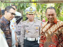 Direktur Utama Jasa Raharja Pantau Pelaksanaan Operasi Zebra  Gabungan di Taman Bungkul Surabaya