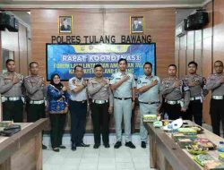 Jasa Raharja Bersama Stakeholders 5 Pilar Keselamatan Kabupaten Tulang Bawang Bersinergi Dalam Rapat  Forum Komunikasi Lalu Lintas