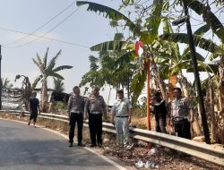 Kurangi Angka Laka Jasa Raharja Bersama Mitra Lakukan Pemasangan Cermin Cembung & Banner Himbauan