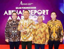 Jasa Raharja Raih Penghargaan Annual Report Award 2022