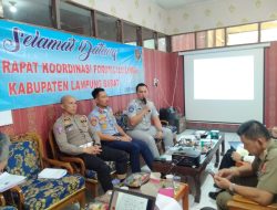 Berkomitmen Tekan Angka Kecelakaan Lalu Lintas Jasa Raharja Bersama Mitra Kepolisian dan Pemerintah Daerah Kabupaten Lampung Barat  Bersinergi Dalam Rapat Forum Komunikasi Lalu Lintas