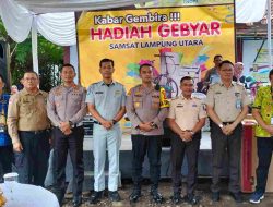 Apresiasi Wajib Pajak Jasa Raharja & Tim Samsat Adakan Undian Gebyar Samsat Kotabumi Lampung Utara