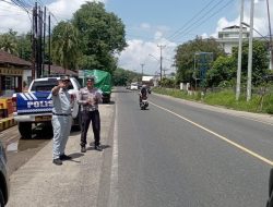 Cegah Laka, Jasa Raharja Bersama Mitra Kepolisian Survey Titik Rawan Laka di Pesawaran