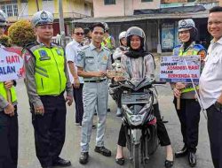 Jasa Raharja Perwakilan Kotabumi Bersama Mitra  Gelar Operasi Keselamatan Bersama di Kabupaten Way Kanan