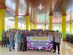 Jasa Rahaja Bersama Mitra Sosialiasi Keselamatan Berkendara  Kepada Komunitas Pelajar dan Ojek Pangkalan di Wilayah Kotabumi Lampung Utara