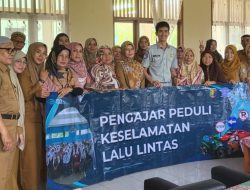 Kurangi Angka Laka,  Jasa Raharja Menyapa di SMPN 3 Gadingrejo Pringsewu