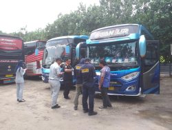 Tekan Angka Laka Jasa Raharja Lakukan Pengecekan Bus di Tempat Wisata