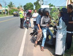 Tim Samsat Pringsewu Gugah Kesadaran Masyarakat Melalui Operasi Gabungan