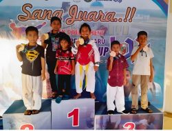 Turnamen Taekwondo Walikota Cup VII Atlet  Junior Taekwondo PTPN IV Regional III Borong Tujuh Medali