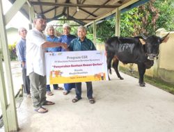 Berbagi di Hari Raya Idul Adha, PT KPBN Salurkan Hewan Qurban sebagai Bagian dari Program CSR di Dumai