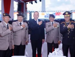 Hadiri Puncak HUT Bhayangkara ke-78 di Monas, Rivan A.  Purwantono Apresiasi Transformasi dan Inovasi Polri