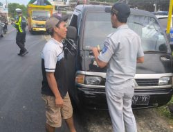 Gugah Kepatuhan Masyarakat Bayar Pajak Kendaraan Tim Samsat Tanggamus Gelar Operasi Gabungan
