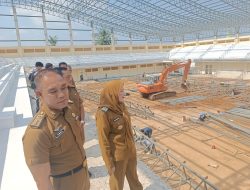 GOR Siger Bandar Lampung Ditargetkan Rampung Agustus