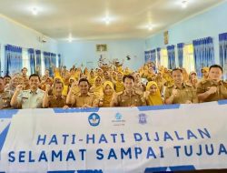 Jasa Raharja Edukasi Tenaga Pengajar SMAN 2 Kalianda