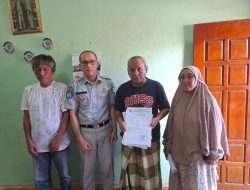 Jasa Raharja Kotabumi Serahkan Santunan Kepada Ahli Waris Kecelakaan Kereta Api di Kampung Baru (Unila) Bandar Lampung