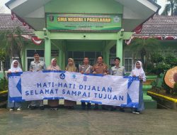 Kegiatan Pengajar Peduli Keselamatan Lalu Lintas (PPKL) di SMAN 1 Pagelaran Pringsewu