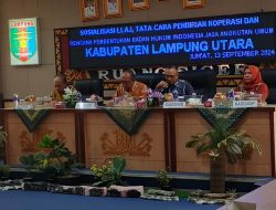 Jasa Raharja Turut Serta Berikan Pendampingan Pembentukan Badan Hukum bagi Penyedia Jasa Angkutan Umum di Lampung Utara