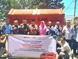 CSR: PTPN I Reg.7 Bantu Container Sampah Ke Pemkab Lampung Utara
