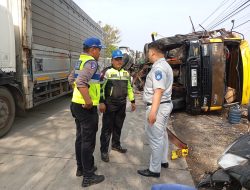 Jasa Raharja Jamin Seluruh Korban Kecelakaan Bus dan Truk di  Pati (Jalur Pantura)