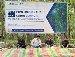 Inspeksi Kebun Beringin, Tuhu Bangun Ingatkan Rasa Optimistis