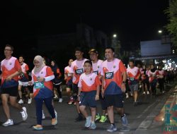 Pertama di Lampung Sekelik Night Run Diikuti Ribuan Pelari