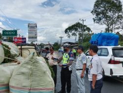 Jasa Raharja Bersama Mitra Laksanakan Operasi Gabungan  di Kecamatan Sekincau Kabupaten Lampung Barat