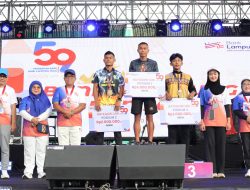 Bank Lampung Menyala di Tugu Adipura, Ribuan Peserta Ikuti Bank Lampung Run 2025
