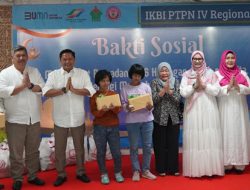 Peduli Sesama, Manajemen PTPN IV Regional VII dan IKBI Gelar Bakti Sosial Untuk Yayasan Penyandang Disabilitas