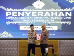 Gubernur Mirza Serahkan LKPD Unaudited Tahun Anggaran 2024 kepada BPK-RI Perwakilan Lampung