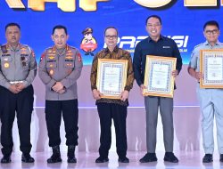 Jasa Raharja Terima Penghargaan dari Kapolri pada Acara  Rakernis Fungsi Lalu Lintas 2025