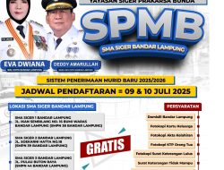 SMA Siger Bandar Lampung Buka Pendaftaran, Gratis Bagi Warga Tidak Mampu