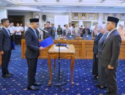 Pelantikan Pejabat Pimpinan Tinggi Pratama, Gubernur Mirza Dorong ASN Jadi Motor Perubahan