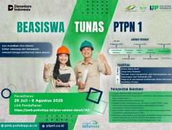 Program Beasiswa TUNAS, PTPN I Alokasikan Rp 1,53 M untuk Kuliah Gratis