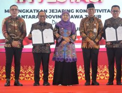 Sah Bank Lampung Tandatangani PKS KUB Dengan Bank Jatim