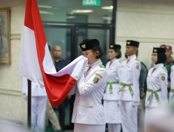 Pemprov Lampung Kukuhkan Pasukan Pengibar Bendera Pusaka Provinsi Lampung Tahun 2025 yang akan Bertugas pada Upacara HUT RI ke- 80
