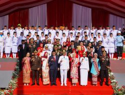 Upacara HUT ke-80 RI di Provinsi  Lampung Berlangsung Khidmat, Gubernur Ajak Masyarakat Lampung Jadi Pelaku Utama Pembangunan