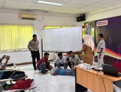 Jasa Raharja Bersama Mitra Sosialisasi Keselamatan Berlalu Lintas dan  Pelatihan PPGD kepada Karyawan PT. Sumber Alfaria Trijaya Kotabumi