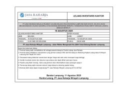 Lelang Jasa Raharja