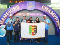 Pornas XVII, Cabor Renang Sumbang Medali Pertama Bagi Lampung