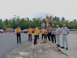 Jasa Raharja Kolaborasi bersama Mitra Hadapi PAM Natal 2025 dan Tahun Baru 2026 Wilayah Pesawaran