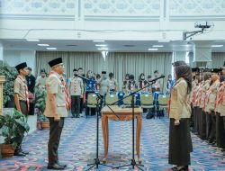 Gubernur Lampung Rahmat Mirzani Djausal Lantik Jihan Nurlela sebagai Ketua Kwarda Pramuka Lampung Periode 2025-2030